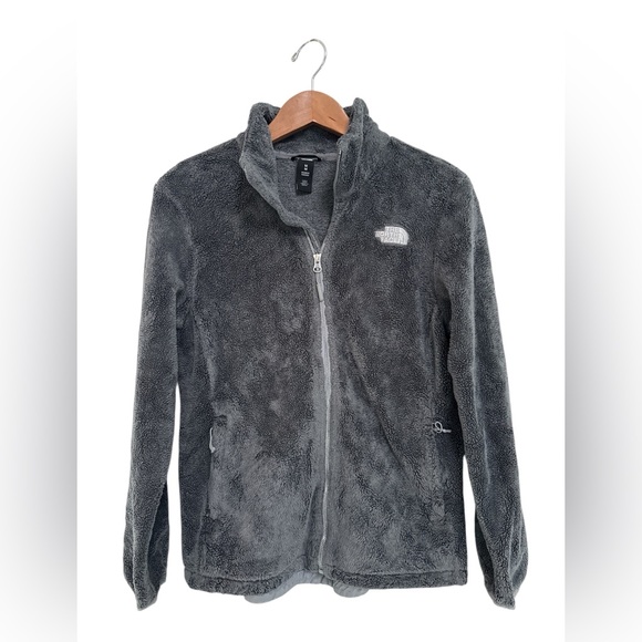 The North Face Women’s Full Zip Fleece Jacket Gray - Picture 1 of 4